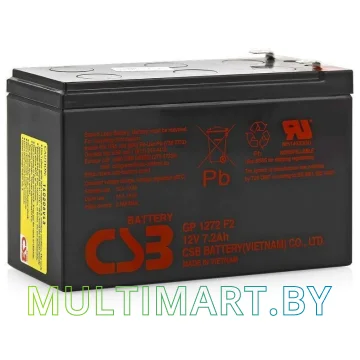 Аккумулятор для ИБП CSB Battery GP1272 F2 (12В/7.2 А·ч) картинка 2